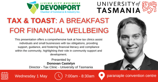 💥 Tax & Toast | Financial Wellbeing with Donovan Castelyn💥